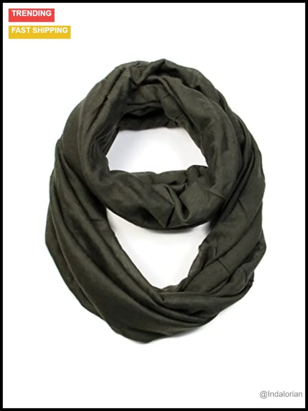Infinity Lightweight Wrap Loop Scarf for Women & Men